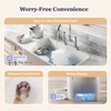 PAWSYNC Automatic Cat Feeder,WiFi Smart Scale Tracks Pet's Food Intake,