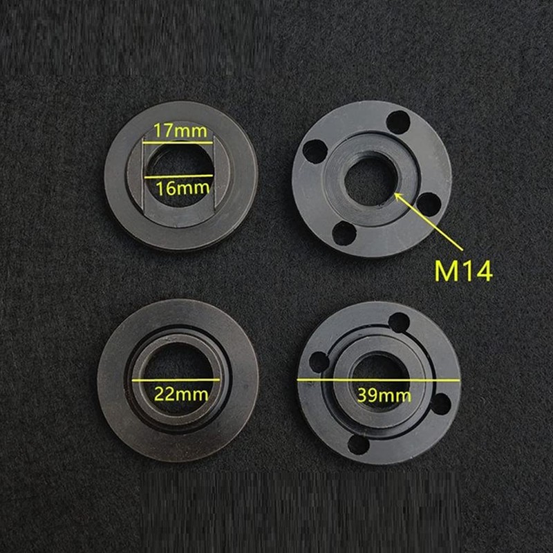 3 Pairs Angle Grinder Flange for M14 Thread Replacement Angle
