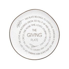 Pavilion - The Giving Plate - 10.5" Serving Tray Platter Plate Thanksgiving Fall Serveware Friendship Family