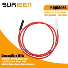 2PCS W10209656 W10112313 Gas Range Surface Burner Igniter Spark Electrode, Compatible With Whirlpool, Maytag, KitchenAid, Jenn-Air, Amana, Magic Chef, Admiral, Norge, Roper, Sears, Kenmore