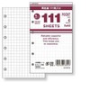 Raymei Fujii Personal Organizer, 111, Value Refill, Pocket, Square Ruled, Set of 2