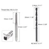sourcing map Metric Tap and Drill Bit Set, M3.5 x