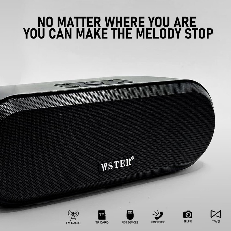 WSTER WS-820 Bluetooth Replica Speaker – Wireless Portable Home Audio