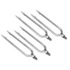 4 pcs Stainless Steel 2 Prongs Harpoon Gig Gaff Hook