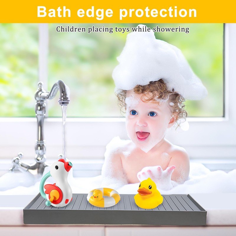 Kitlers Silicone Edge Protectors - Multifunction Sink Accessories, Splash Guard