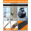 Angootao Heavy Duty Floor Squeegee, 53 Inch Long Handle Cleaning