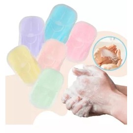 Universo en Linea 5 Estuche Lamina Jabón Limpieza Manos Portátil Aroma Al Azar