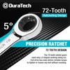 DURATECH Stubby Ratcheting Combination Wrench Set, Metric, 8-piece, 10, 11,