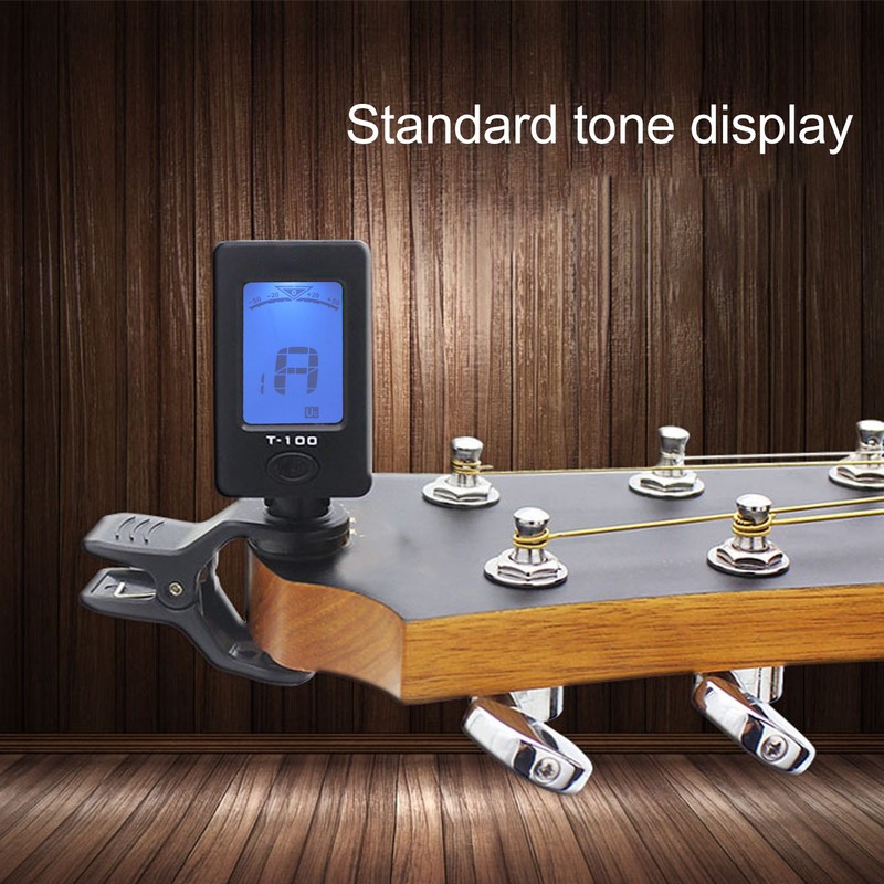 Guitar Tuner Clip On Multi Function High Accuracy Black Tuner