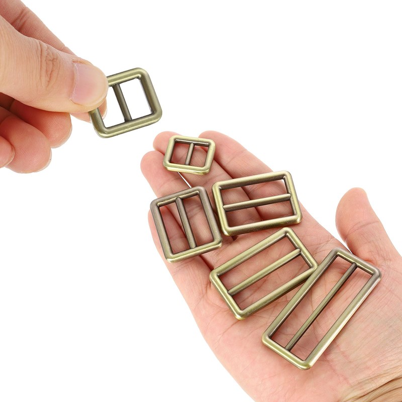 sourcing map Slide Buckle, 8Pcs 1 1/2" - Zinc Alloy