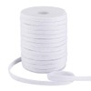 PH PandaHall 43 Yards Flat Drawstring Cord, 1cm Replacement Cotton