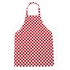 Children’s apron – for cooking and baking (Red Check 3-5