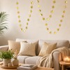 105 Feet Gold Star Garland, 8 Strands Glitter Stars Hanging