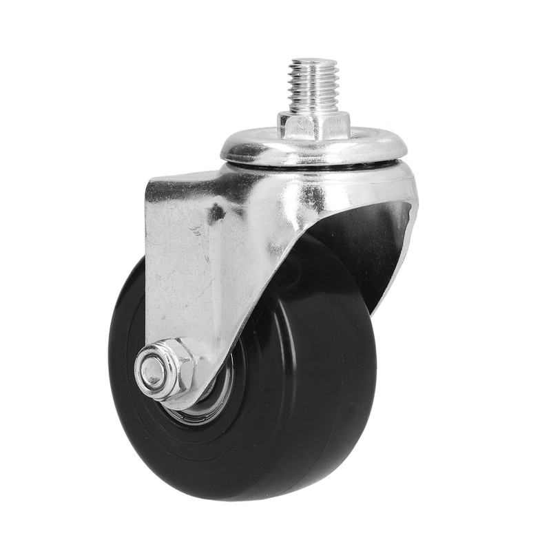 Stem Casters 65mm/2.6in 360° Rotation Low Noise Furniture Movable Mounting