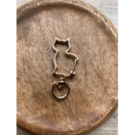 Cat Shape Bag Charm, 3 Pieces, Key Chain Processing, Design, Metal Fittings, For Bags, Prescription Activity, Goods, Cat