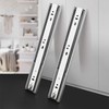 MEICCIPLUS 16 inch Soft Close Drawer Slides 1 Pairs Ball