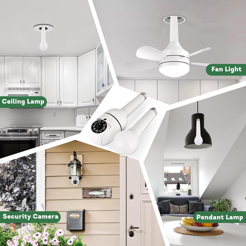 Light Socket Extender,E26 to E26 Medium Screw Light Bulb Socket