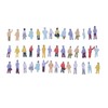 New 300Pcs Painted Model Train People Figures Scale N (1