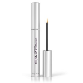 MIYA LASH-  Suero para el crecimiento de pestañas  Suero para pestañas  Potenciador natural de pestañas para lograr pestañas más largas, gruesas y... 