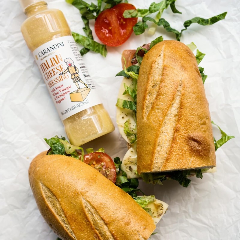 Carandini Italian Cheese Dressing with Sweet White Vinegar & Parmigiano