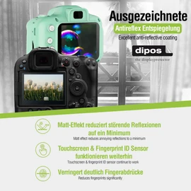 dipos I 4x Matte Screen Protectors for Leica M11-P Film Screen Protector, Ultra Thin, Case-Friendly, Fingerprint Compatible