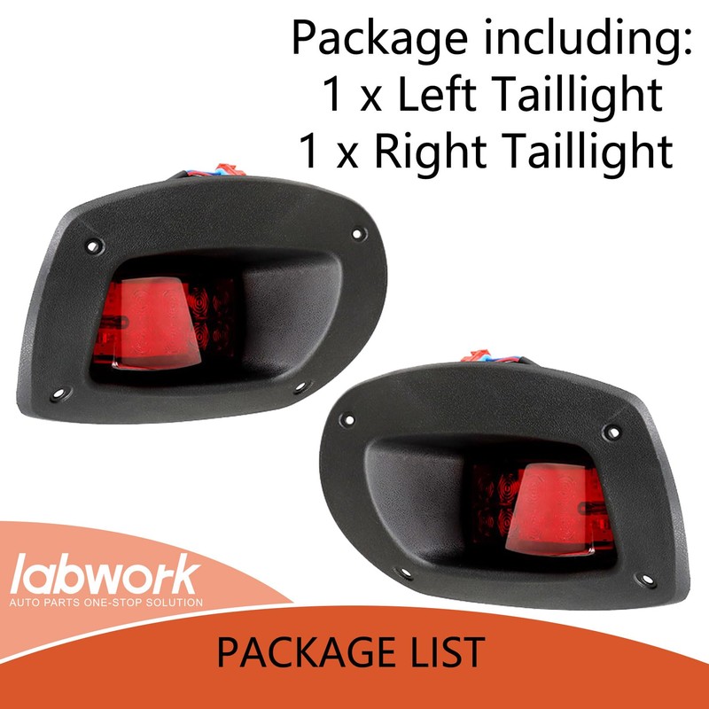 labwork Tail Light for Golf Cart Replacement for EZGO RXV