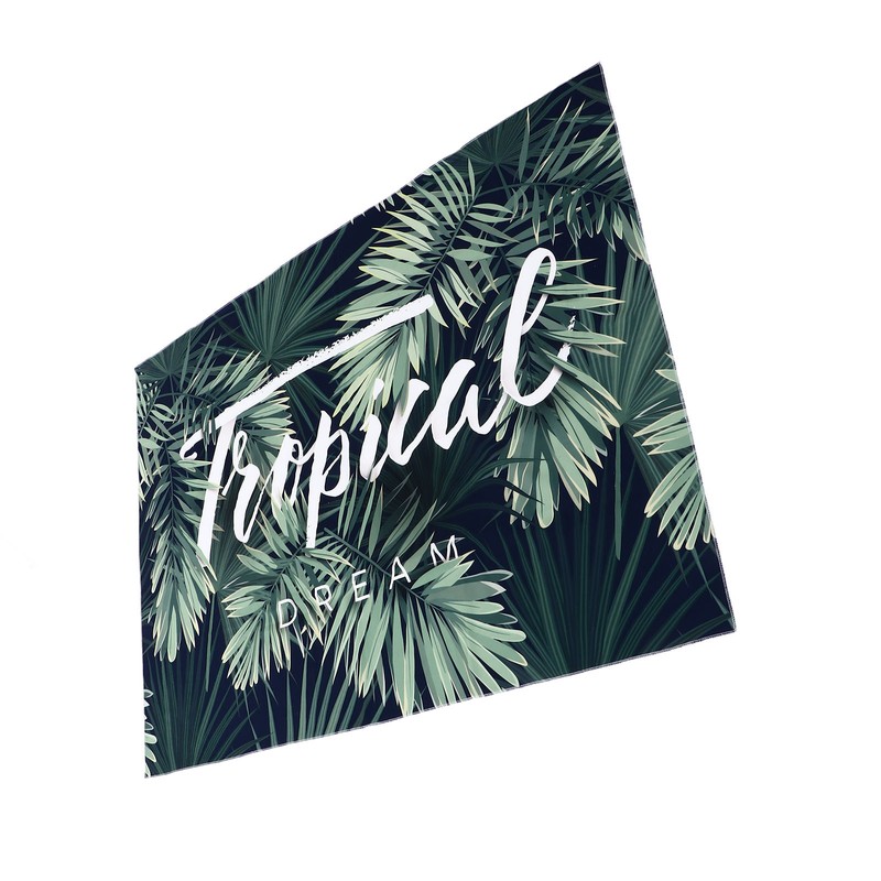 Tapestry Beautiful Green Plants Background Wall Decoration Tapestry for Living