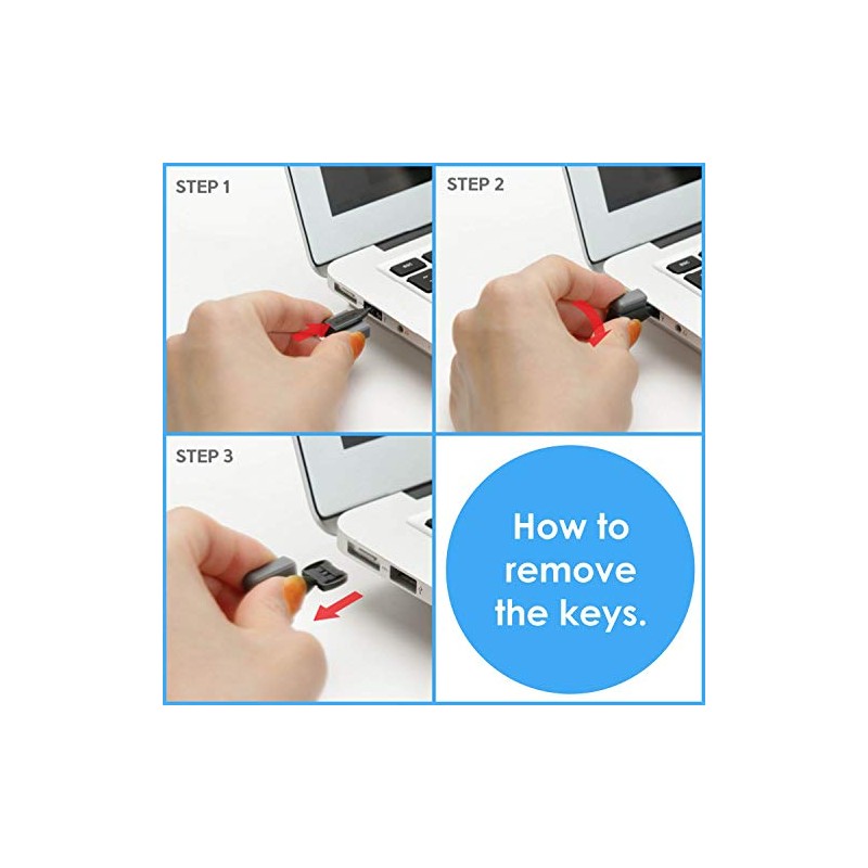 エレコム セキュリティロック ESL-USB用 ストッパー 12個セット ESL-USB1K