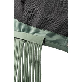 HORZE Fly Mask with Detachable Nose Fringe - Sea Spray - S