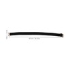 TOVINANNA 3pcs Adjustable Elastic Waistband for Durable Softball Belt Black