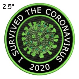 Superheroes Gear I SURVIVED 2020 BIOHAZARD Response Team Embroidered Patch Iron Sew-On Applique