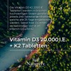 Vitamin D3 K2 High Dose 20,000 - 240 Tablets -
