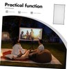 TEHAUX Portable Foldable Projector Screen Double Sided Movie Screen for