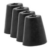 WOONEKY 4pcs Speaker Isolation Feet Pads Rubber Cushion for Audio