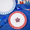 THALIA 180pcs 4th of July Plastic Plates - Red White