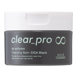 Softimo KOSE Clear Pro Cleansing Balm, CICA Black, Blackhead Pores, Glossy, 3.2 oz (90 g) Blackheads