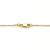 Rosary Style Necklace in 18k Gold over Sterling Silver
