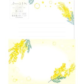 Furukawa Shiko LLL469 Letter Set, Today's Letter Set, Fluffy Mimosa