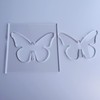 Butterfly Router Template, Clear Acrylic Template, Woodworking Router Template