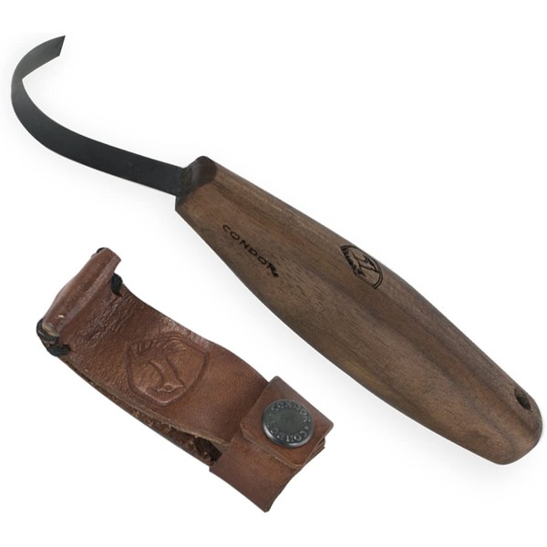 Condor Tool & Knife, Curved Knife, Brown