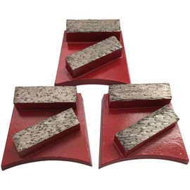 Fast Change Diamond Floor Grinding Discs, Set of 3, Medium Bond, #18/20 Grit