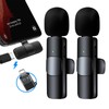 YOOUS Mikrofon, Lavalier Mikrofon für iOS/Android, Mini Microphone Plug &