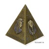 Egyptian Pyramid Piggy Bank Delicate Tourist Souvenir Money Box (Bronze