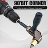 Raxfekro Angle Drill Attachment for Cordless Screwdriver Angle Attachment Angle