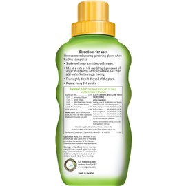 Espoma Indoor! Liquid Plant Food, Natural & Organic Houseplant Food, 8 fl oz, Pack of 2