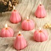 MTLEE 6 Pcs Fall Pumpkin Candles Little Pumpkin Baby Shower