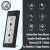 Snow Blower Impeller Modification Kit Universal 3/8" 3-Blade, for Modifies