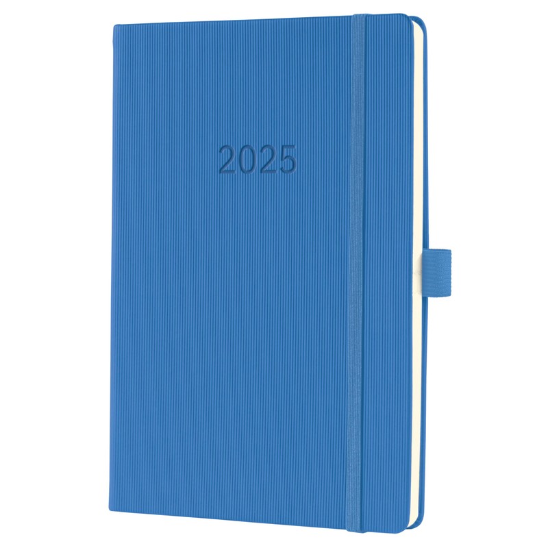 SIGEL C2568 Conceptum Weekly Planner 2025, Approx. A5, Blue, hardcover,