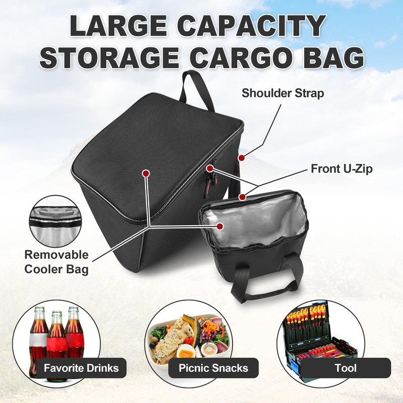 Proyoureye Front Storage Cargo Bag for Can Am Spyder RT/RTL/RTS