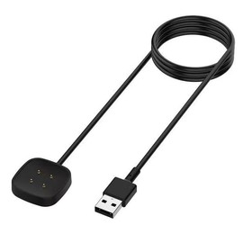 SOTHENG Charger Cable for Fitbi Vers 4/3, Sens 2, USB Charging Cable with Magnetic Dock Stand 3.3FT